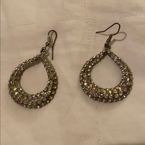 Multicolored  Swarovski crystal earrings